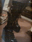 Shiny boots