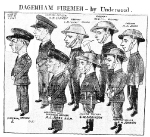 Dagenham firemen - Poppa on the far right