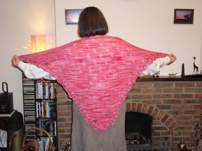 Wildflower shawl - done