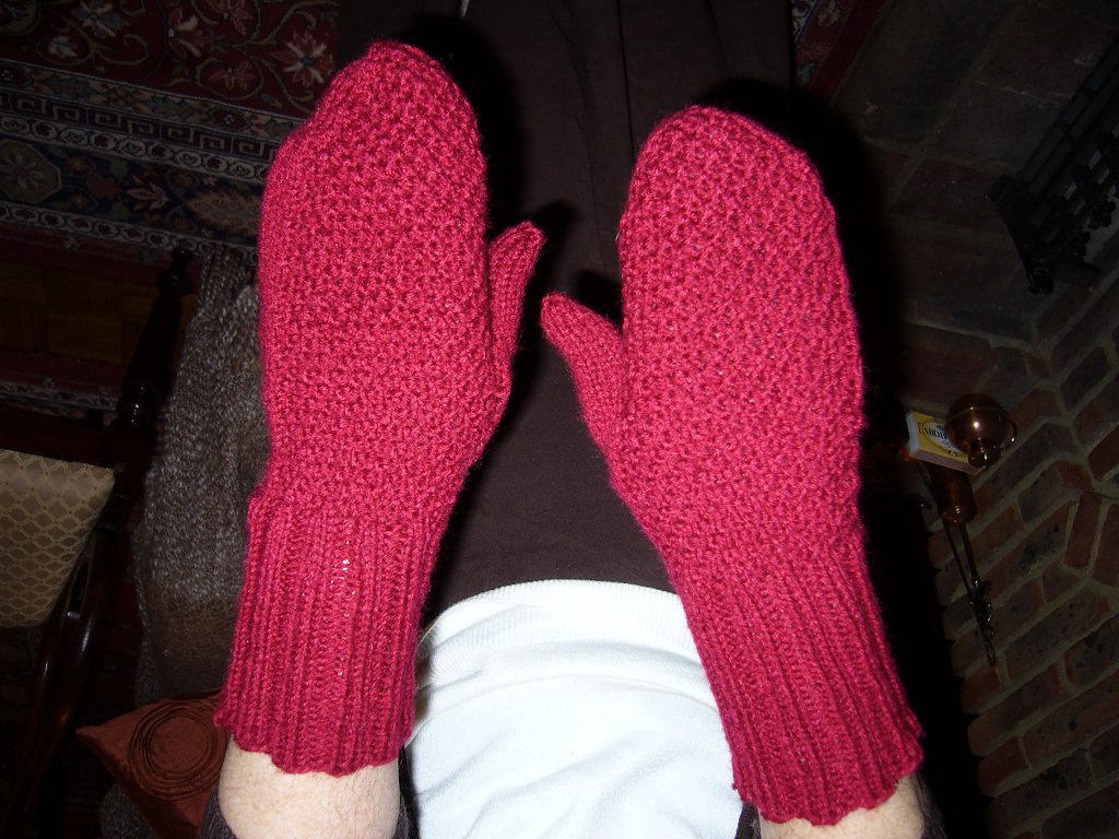 Xmas mittens for Mum 09